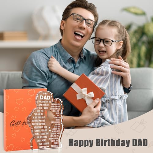 Dad Gifts from Daughter Dad Christmas Birthday Gift Fathers Day Card - Image 4