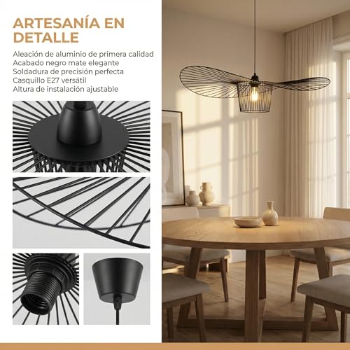 Lámpara de techo tipo sombrero para salones modernos y hoteles 5