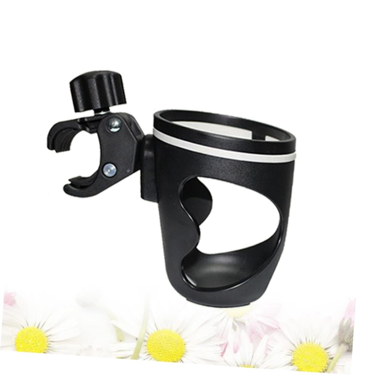 BESTonZON 2pezzi Supporto Per Bottiglie Da Passeggino Portabicchieri Per Carrozzine e Biciclette Design Multifunzionale Con Clip Antiscivolo Per Bottiglie Di Varie
