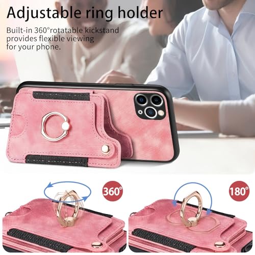 Étui portefeuille iPhone 11 Pro antichoc coque rabattable