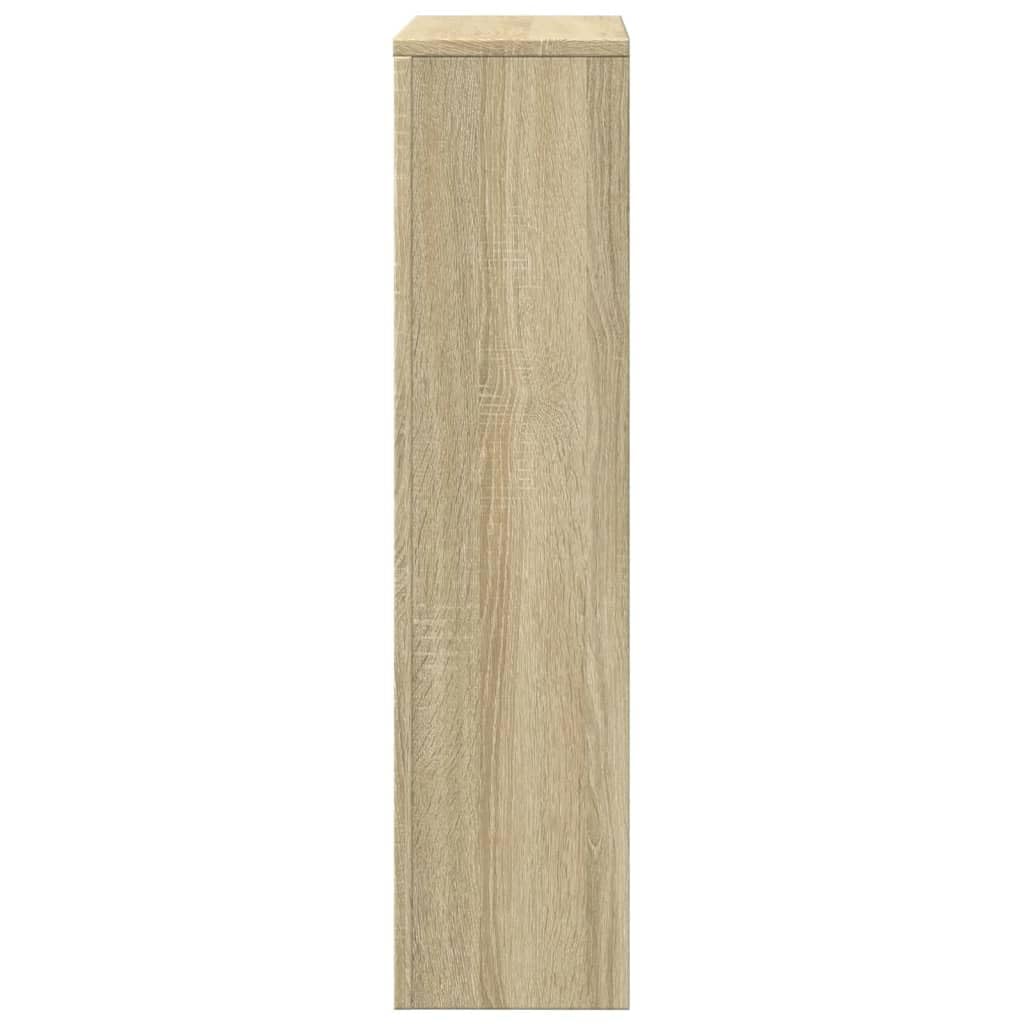 IKAYAA Cubre Radiadores 104x20x82 cm Cubierta de Radiador Madera con Estante Superior para Salón Dormitorio Oficina Roble Sonoma