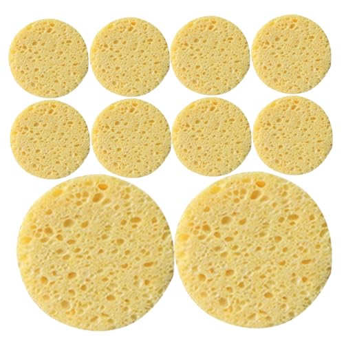 Éponge Nettoyante Visage en Cellulose Naturelle Exfoliante et Ronde