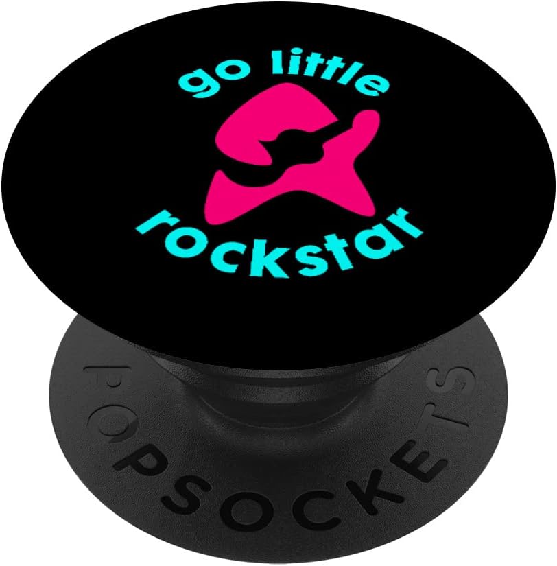 Go Little Rockstar FYP Meme Pope Rock Star PopSockets Swappable PopGrip