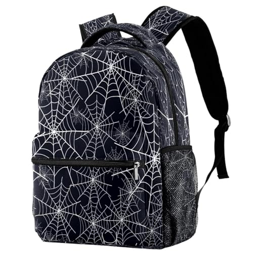 Sac de voyage décontracté bleu motif toile d'araignée pour les sorties des filles