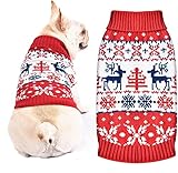 brutti maglioni natalizi per cani costumi da vacanza per cani cuccioli gatti maglieria invernale vestiti dolcevita maglione caldo per cani di taglia piccola media e grande