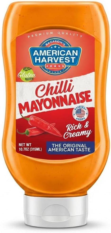 American Harvest Chilli Mayonnaise Top Down Squeezy Bottle, 315ml