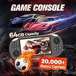SF3000 Portable Handheld HD Gaming Set- Retro Game Handheld with 64GTF Card, 20,000+Retro Games, 20+Simulators, 4.5-in HD Display for Emergency Charging of E-Book Readers and Mobile Phones (1) - Image 2