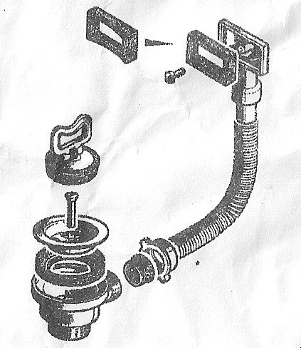 PYRAMIS Stopfenventil 60mm Mit Überlauf - Ablaufgarnitur Für Spülen