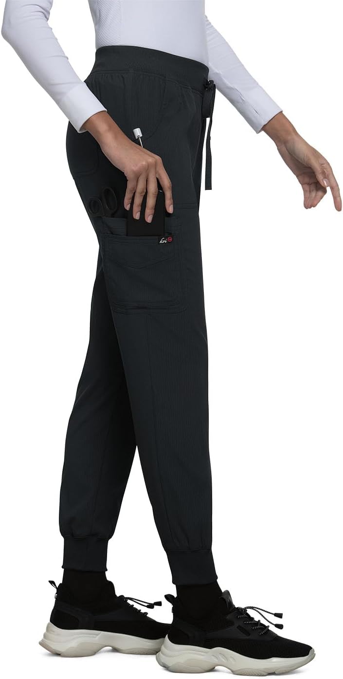 KOI Lite Fierce Women's 6-Pocket Stretch Jogger Scrub Pants