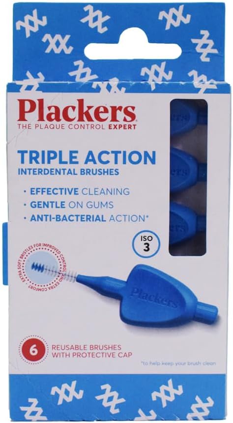 Triple Action Interdental Brushes ISO Size 3