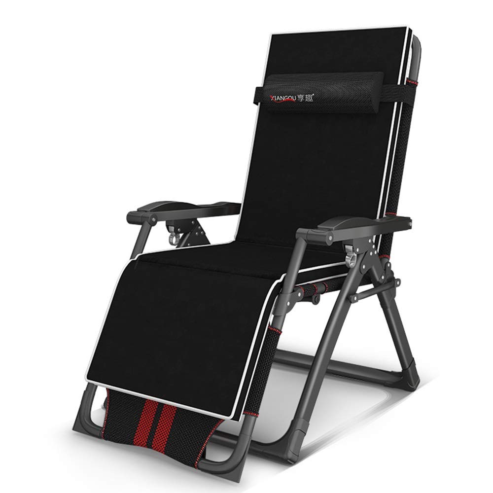 Chaise zéro gravité inclinable contre le mal de dos avec coussin amovible confortable