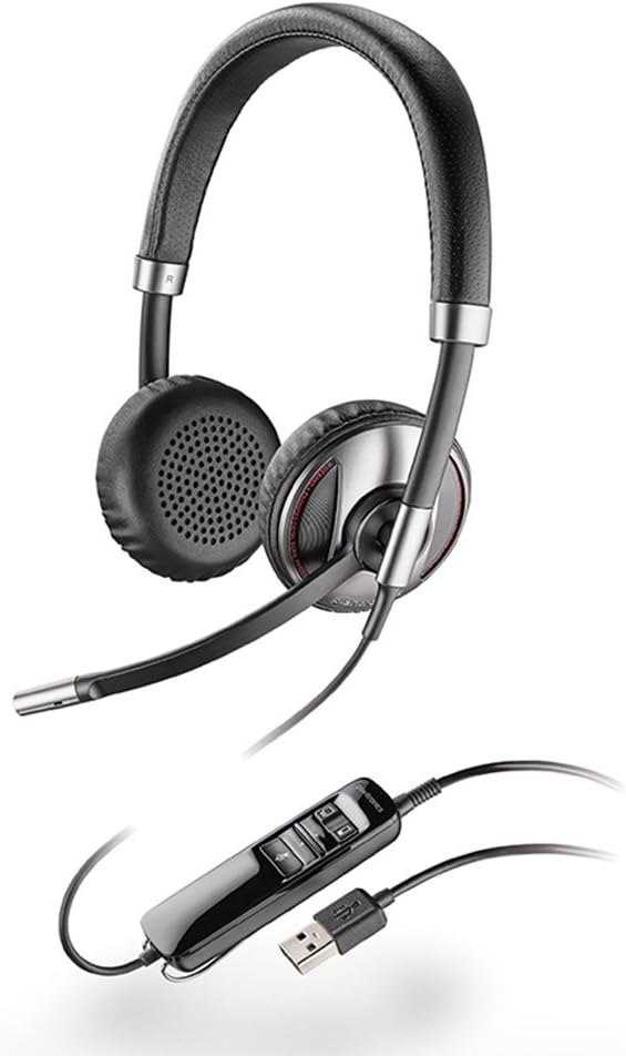 Plantronics Blackwire C720-M Wired Headsets - Retail Packaging - Black