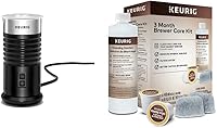 Vista 11 de Espumador Independiente Keurig Funciona con Leche No Láctea, Espumado Caliente y Frío, 6 Oz, Negro