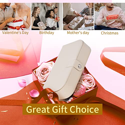 Smileshe Jewelry Box For Women Girls, Pu Leather Small Portable Travel Organizer Case, Display Storage Boxes For Rings Earrings Necklaces Bracelets #TOP6