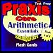 PRAXIS 1 Test Prep Arithmetic Review Flashcards--PRAXIS Study Guide Book 6 (Exambusters PRAXIS 1 Study Guide)