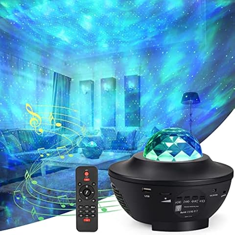 Poeland Proyector de Luz Nocturna LED con Altavoz Cover