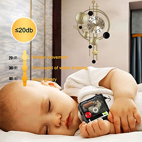 Horloge murale pour chambre et salon moderne horloge suspendue ambiance zen - 8