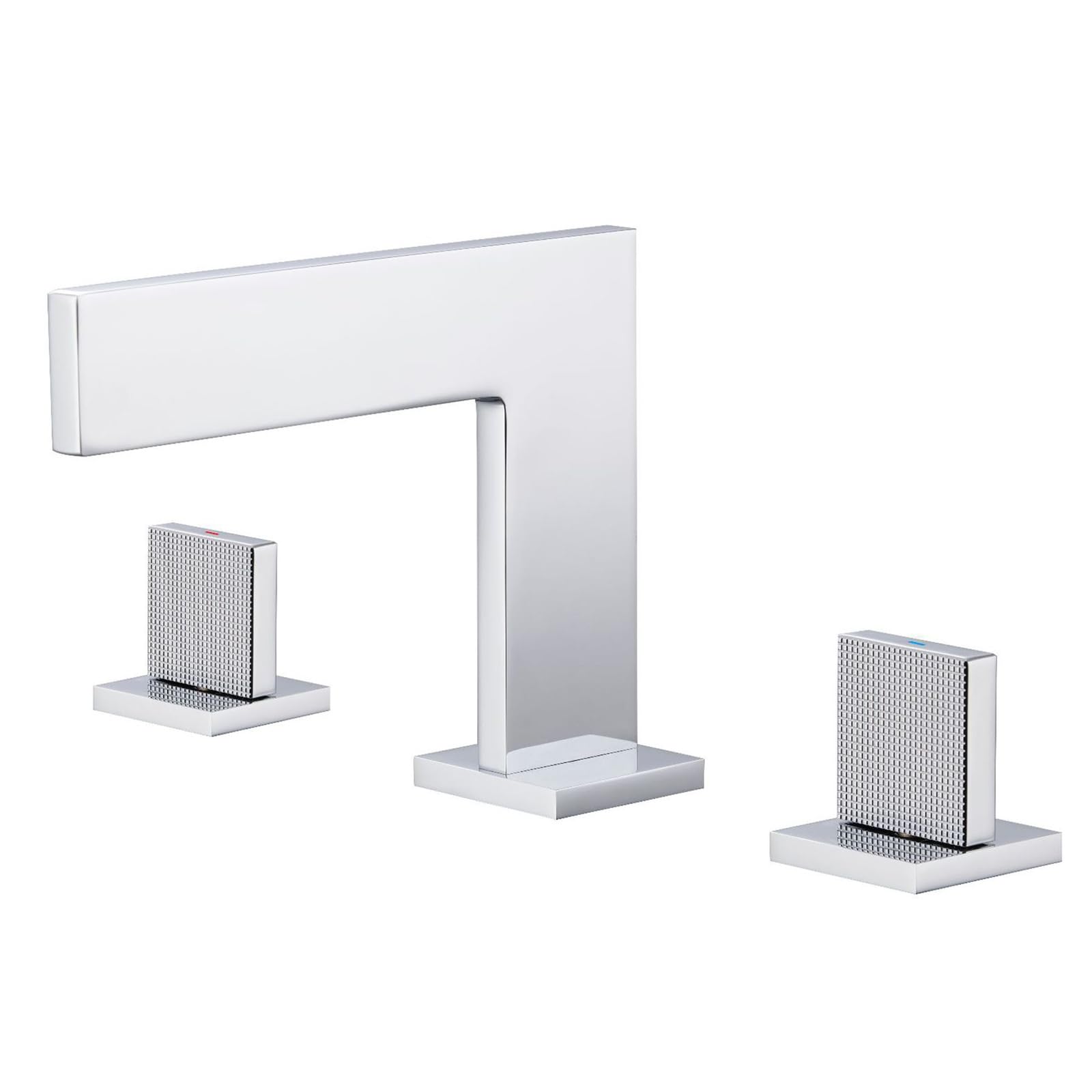 Robinet mitigeur cascade en laiton doré à 3 trous pour lavabo de salle de bain de luxe