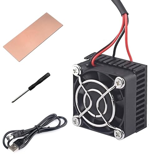 Teléfono Tablet PC 5Volt DIY Peltier Cooler Kit USB Semiconductor Termoeléctrico Enfriador Peltier Sistema de enfriamiento Disipador de calor Kit de