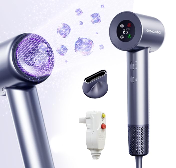 Amazon.com : Hair Dryer, 110000 RPM Professional High Speed  display picture 1