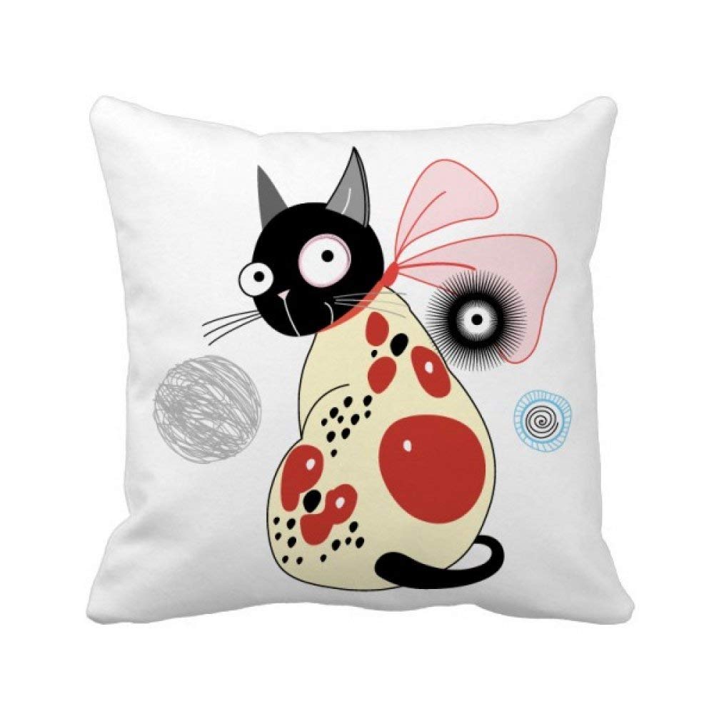 Housse de coussin chat mignon pour réchauffer l'ambiance cocooning de votre salon