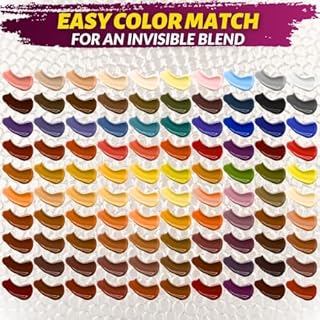 Coconix Leather & Vinyl Repair Kit | Fix Tears, Holes, Scratches, and Peeling on Leather and Vinyl Furniture, Car Seats, and Jackets | Easy Application with Customizable Colors