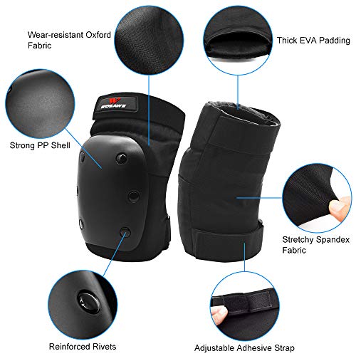 Cotoveleiras, Romacci Joelheiras de adultos Equipamento de proteção Protetor de joelheiras para espo