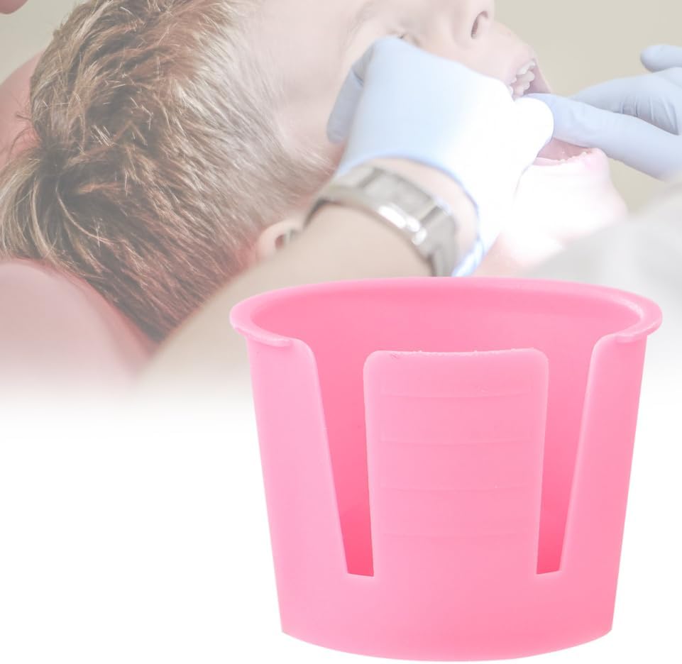 PRETYZOOM 50pcs Dental Mixing Bowl Set Plastic Mixing Bowls Small Dentist Tool for Alginate Plaster