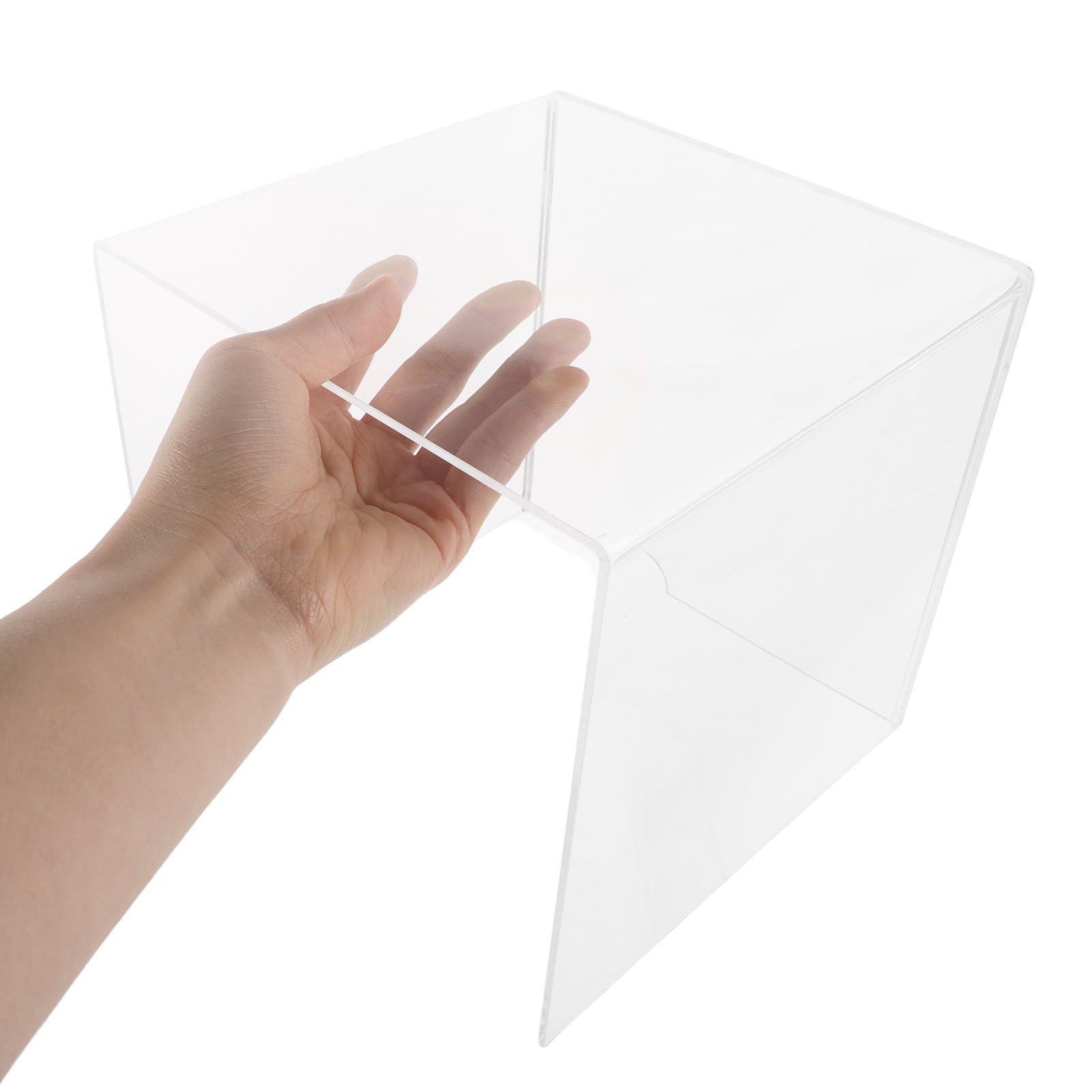 Cabilock Cubierta Resistente a Rayaduras Transparente de Acrílico Protectora Prueba de Viento para Báscula Digital de Joyería y Laboratorio para Uso Interior y Exterior