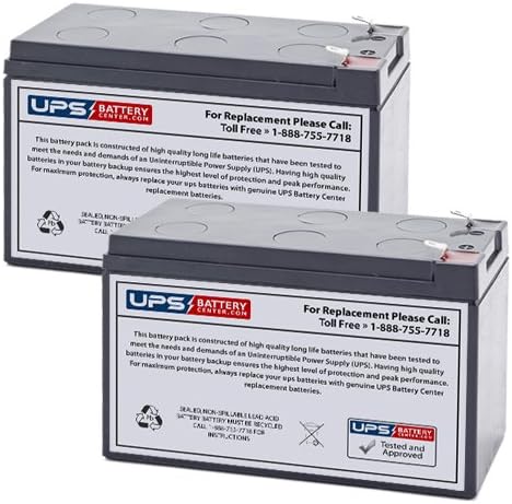 RB1280X2B Compatible Replacement Battery Set by UPS Battery Center