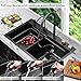 32''Waterfall Kitchen Sink Black 304 Stainless Steel Waterfall Pull-Faucet Bar Single Bowl Family Kitchen Sink with Full set Accessories (31.49''x17.7'')