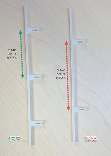 Miniatura 2 de Conector deslizante de reparación de obturador para obturador de polisatín (2 Conectar 3.25 "espaciamiento central)