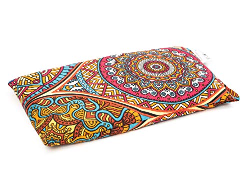 TERMOSAK 23x14 cm, Cojín térmico, saco térmico hot-cold (calor/frio) de semillas alta densidad y lavanda. (23x14, Mandala)