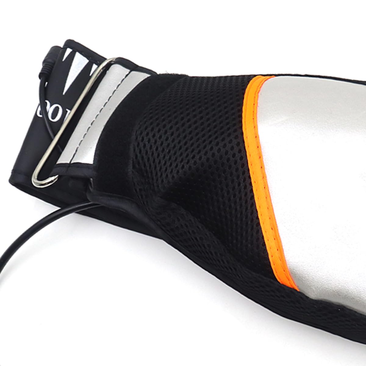 Riven Cinturón de masaje multifuncional con motor de vibración y controlador de calor de 3 niveles para abdomen, brazos, glúteos y muslos (130 cm).