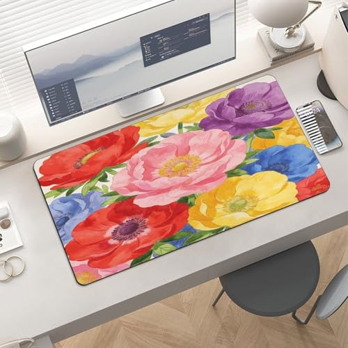 Large Desk Pad de goma impermeable 30x60 cm estilo miniatura 6