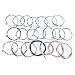 Yibuy Multicolour Steel Wire and Nylon 1-21 Strings for Chinese Guzheng Instruments Parts Pack of 21