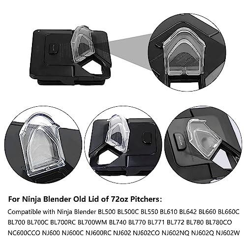 Compare Pour Spout Cover for Ninja Blender Lid Replacement Lid for