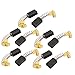 Aexit 5 Pairs Mounts & Accessories Electric Drill Motor Rotary Power Tool Carbon Brush 6 x 10 x Accessories 15mm Black