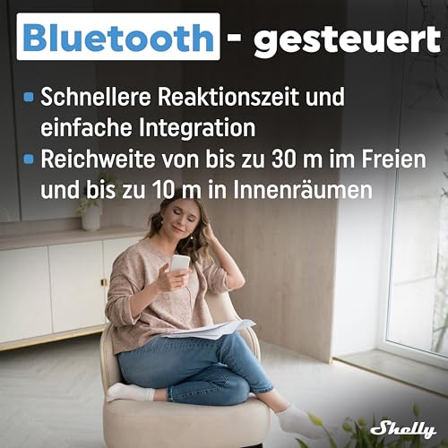 Shelly BLU RC Button 4, Bluetooth-Fernbedienung mit Magnethalterung, Szenenaktivierung, Einfache Steuerung, Multiklick-Aktionsauslöser… – Ansicht 3
