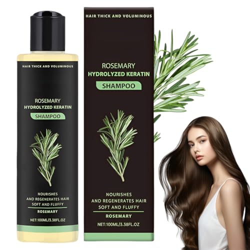 Shampoo Naturale al Rosmarino con Cheratina Idrolizzata – Per Crescita