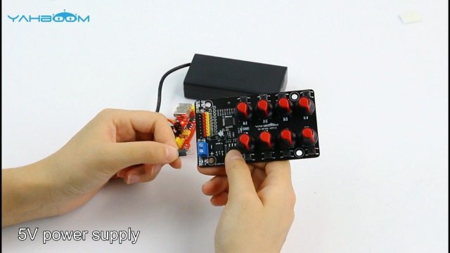 Yahboom RC Servotester – Für PWM-Servos, Mit Drehknopf & Tasten, Micro-USB