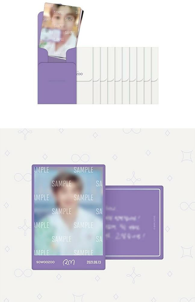 BTS SOWOOZOO ミニフォト 10パックセット BTS 2021 MUSTER SOWOOZOO Mini Photo Card Set ( Incl. 10