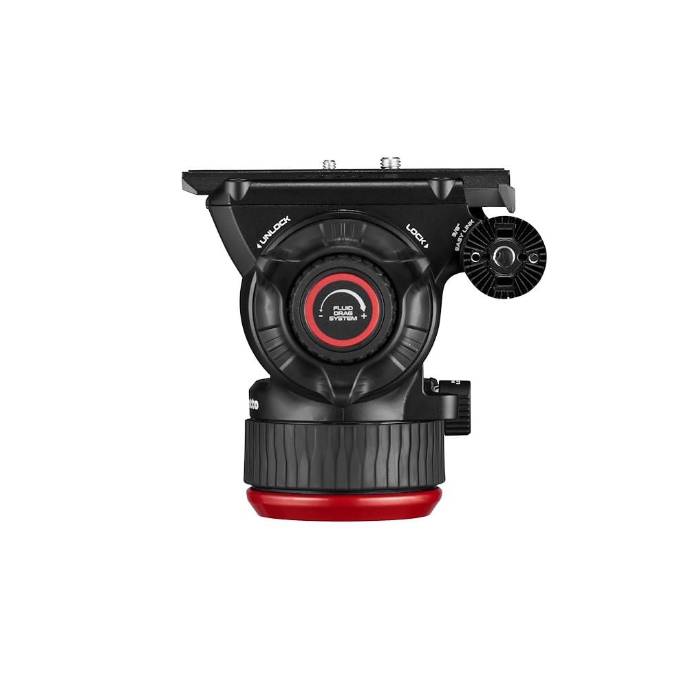 Manfrotto Kit Treppiede con Testa Video Fluida Manfrotto 504X e Treppiede Doppio Tubo in Alluminio, con Stabilizzatore Centrale, per Reflex, Mirrorless,Camcoder, con Sacca per Trasporto, Portata 12 kg