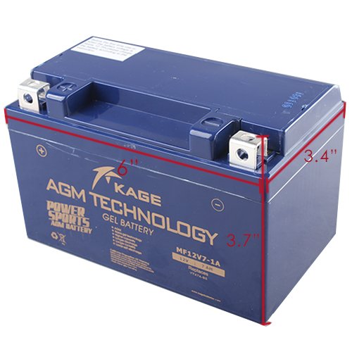 X-Pro 12V 7Ah Nano Silica Gel Battery No Electrolyte Acid For Atvs Dirt Bikes Scooters Go Karts #TOP4