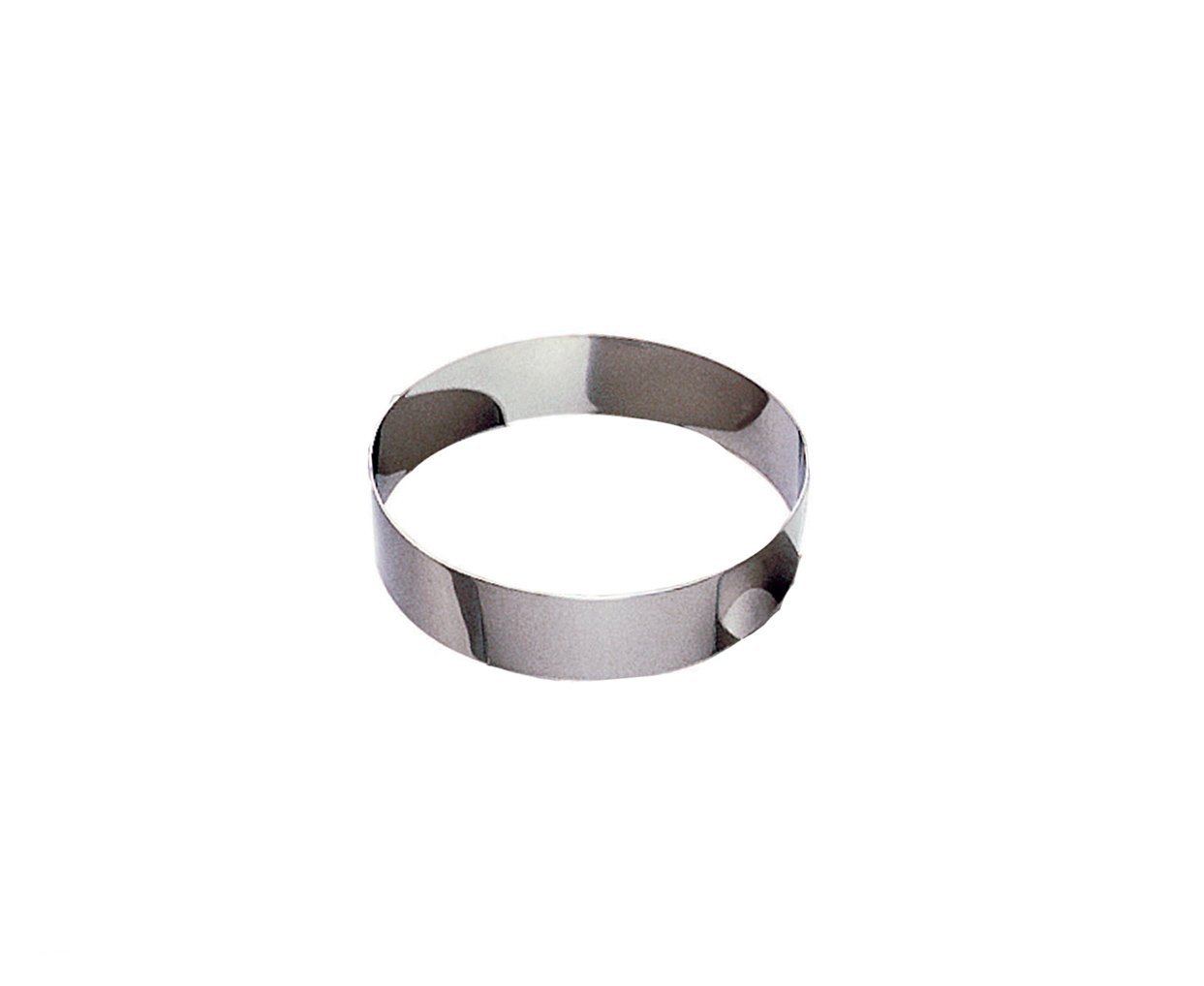 Gobel - Cercle à Mousse en INOX Ø 12 cm - Cercle à Pâtisserie en INOX - Hauteur 4,​5 cm -​Démoulage Rapide et Parfait - Qualité Supérieure - Fabriqué en France