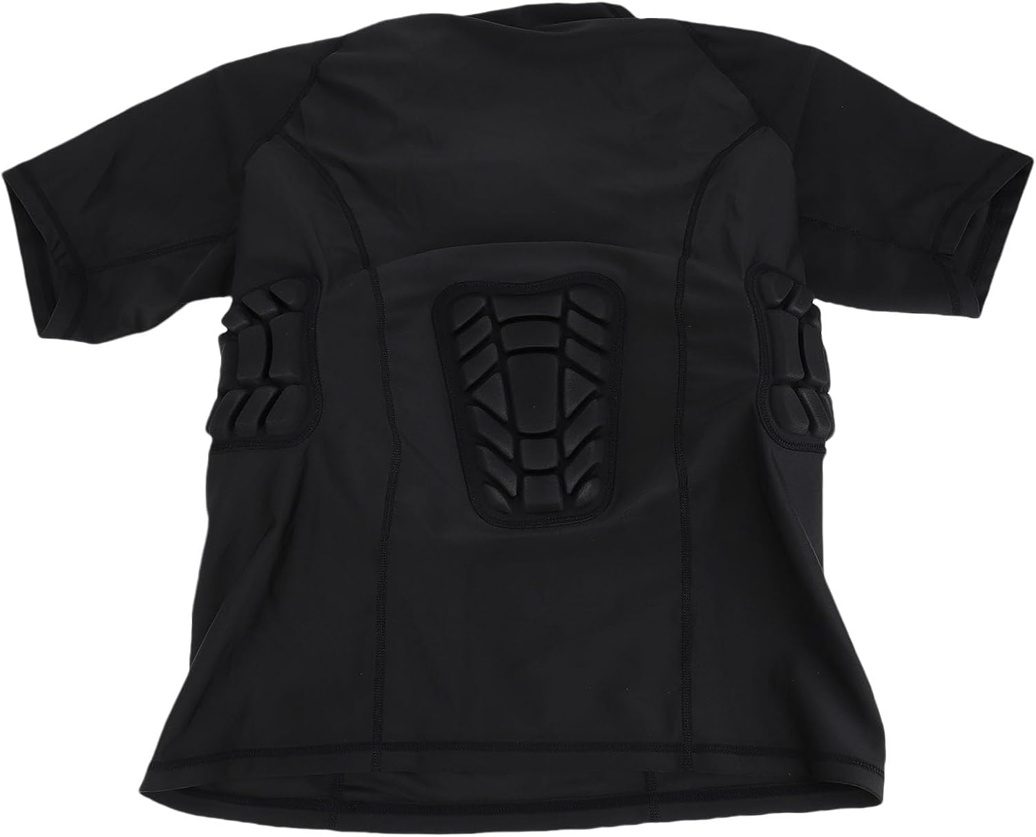Pomya Protective Compression Top for Goalkeepers | EVA Padded Shirt with Rib Guard for Soccer Football