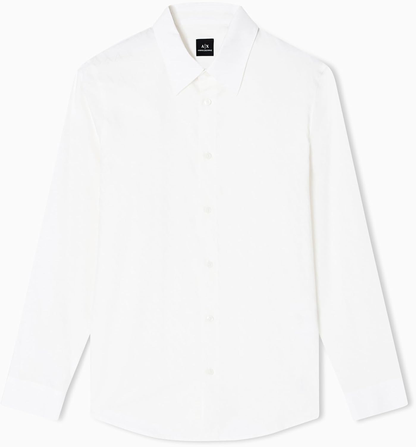 Armani Exchange Mens Long Sleeve Cotton Jacquard Button Down