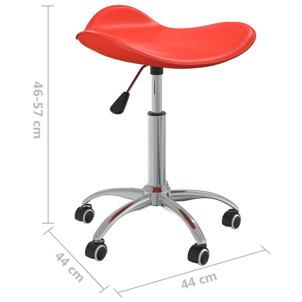 Sgabello a rotelle da parrucchiere, in ecopelle, regolabile in altezza, girevole, con ruote, per saloni di bellezza, parrucchieri professionali
