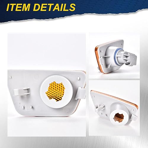 Miniatura 6 de PIT66 Luz de marcador lateral de parachoques delantero ámbar, compatible con Chevy Cruze Diesel 2014-2015 Chevy Cruze L2015 Chevy Cruze 2011-2015