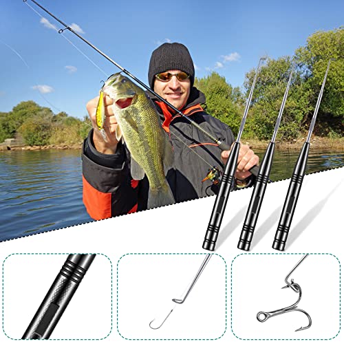 Bonuci 4Pcs Fishing Hook Remover Tool Fishing Hook Quick Removal Device Split Design Fishing Hook Security Extractor Fishhook Disconnect Removal Tool Magnetic Accessories and Equipment for Fishing - Thumbnail 3